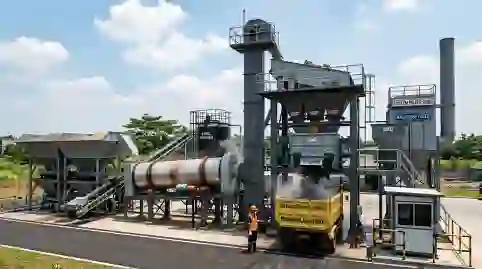 pabrik aspal mixing plant untuk produksi aspal hotmix