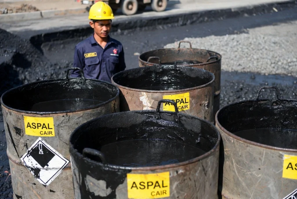 harga aspal cair per drum